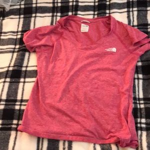 It’s a pink north face shirt